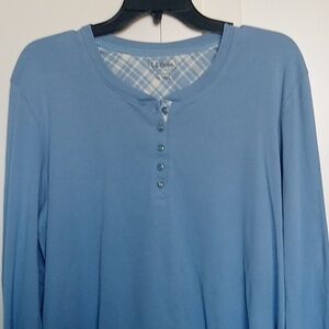 LL Bean Long Sleeve Shirt Size XLT EUC